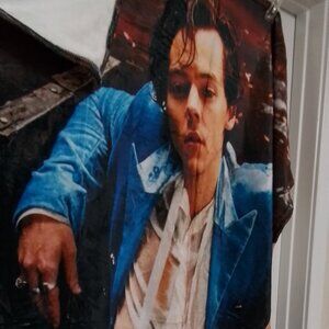 Harry Stlyes Plush Throw